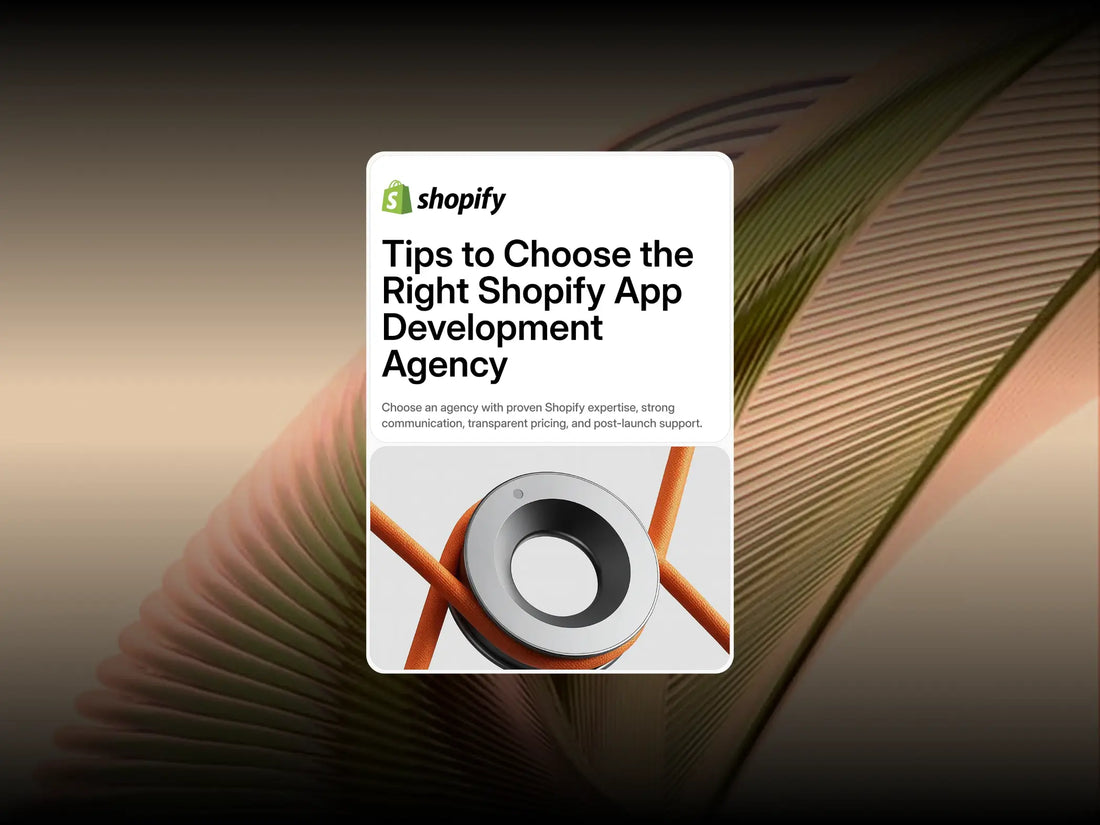 shopify app development agency