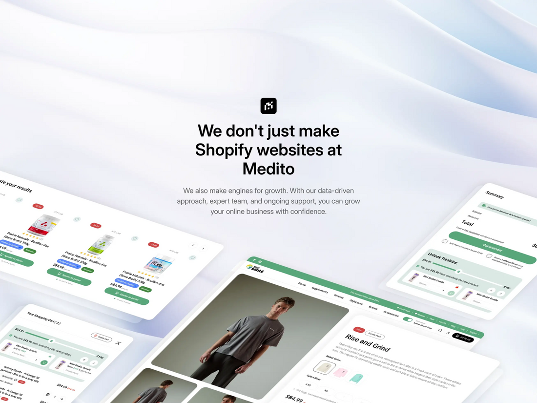 Why your Shopify website design matters and how Medito lifts conversions